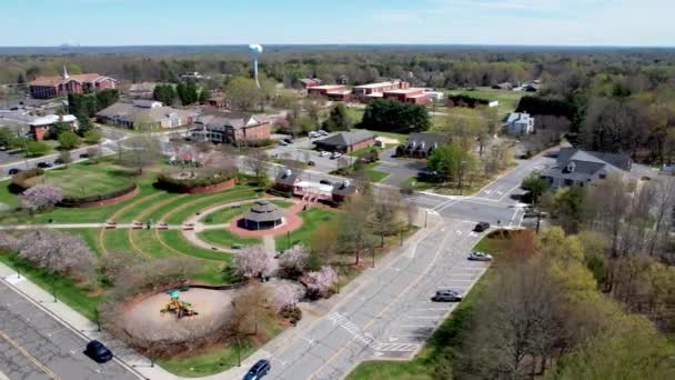 Aerial Orbit Lewisville North Carolina — Stockvideo