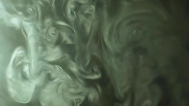 Movimento Lento Efeito Fluxo Fumaça Branca Realista Vape Nuvem Fumaça — Vídeo de Stock