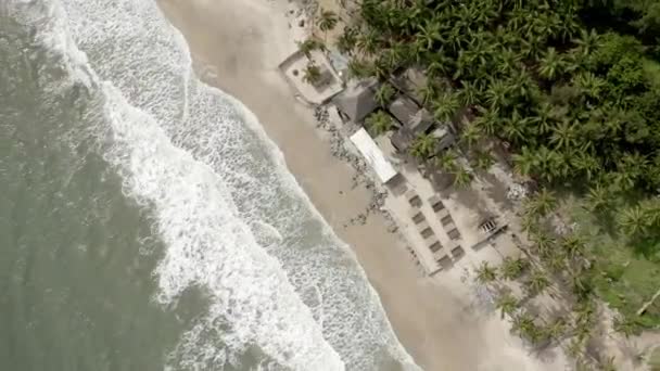 Fotografia Aérea Praia Calma África — Vídeo de Stock