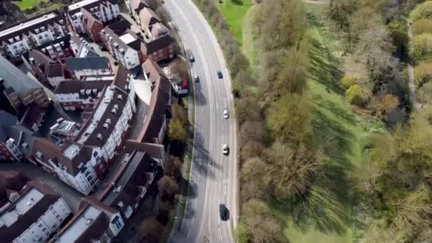 Aerial View Rheims Way Canterbury Kent — Stockvideo