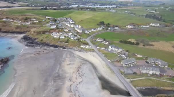 Rosscarbery Yakınlarındaki Holiday Village Owenahincha West Cork Rlanda Evlerin Kumsalların — Stok video