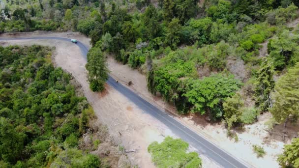 Aerial Drone View West Pokot Chapalleria Mountains Kenya — Vídeos de Stock