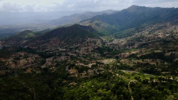 Drohnenaufnahme Der Westlichen Pokot Chapalleria Berge Kenia — Stockvideo