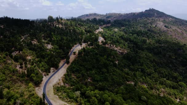 Flygdrönare Utsikt Över West Pokot Chapalleria Bergen Kenya — Stockvideo