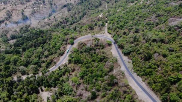 Aerial Drone View West Pokot Chapalleria Mountains Kenya — Vídeos de Stock