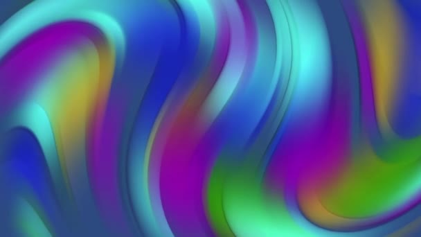 Kleurrijke Gradiënt Abstracte Achtergrond Animatie Geleverd Computer — Stockvideo