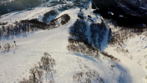 Belo Inverno Niseko — Vídeo de Stock