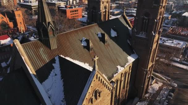 Inclinez Vous Latéralement Révélez Vous Vers Pinnacles Cathédrale Madeleine Dans — Video