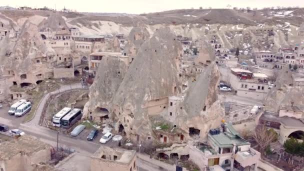 Paisaje Volando Sobre Goreme Capadocia — Vídeos de Stock