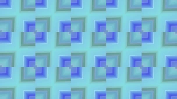 Tile Pattern Abstract Motion Background Animation — Stok video