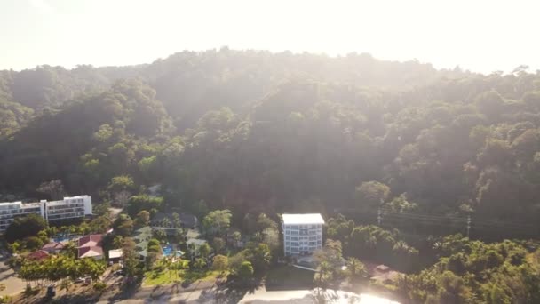 Kleine Küstenstadt Jaco Der Atemberaubenden Pazifikküste Costa Ricas Bei Sonnenuntergang — Stockvideo