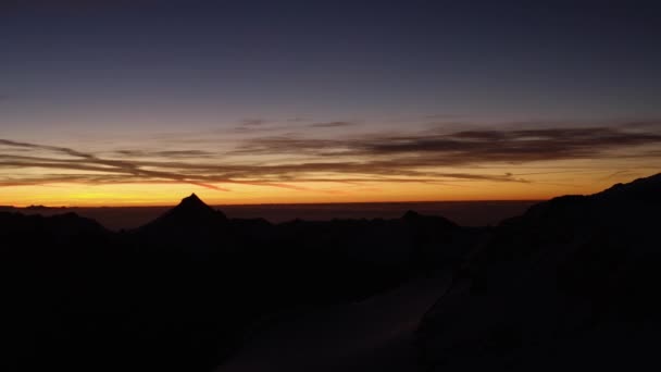 Mittelalalin Dağı Nın Panoramik Görüntüsü — Stok video