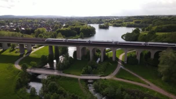 Parc Lac Allemand Vue Aérienne — Video