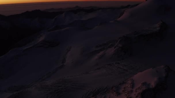 Mountains Winter Saas Fee Switzerland — Video Stock