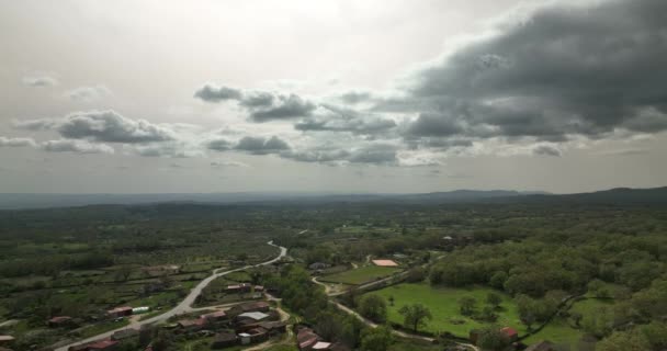 Breathtaking View Woods Gorgeous Sky — Vídeos de Stock