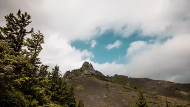 Timelapse Beautiful Mountain Formations Ciucas Mountains — Video Stock