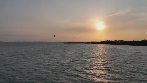 Закат Над Мексиканским Заливом — стоковое видео