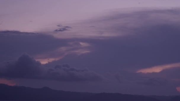 Time Lapse Clouds Moving Fast Sunset Beautiful Veracruz Μεξικό Κοιλάδα — Αρχείο Βίντεο