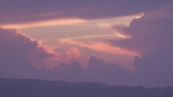 Güzel Bir Veracruz Meksika Vadisi Nde Gün Batımında Bulutlar Hızla — Stok video
