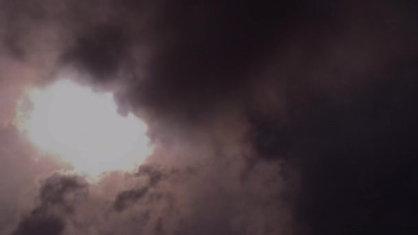 Time Lapse Clouds Moving Fast Sunset Beautiful Veracruz Mexico Valley — Vídeo de Stock