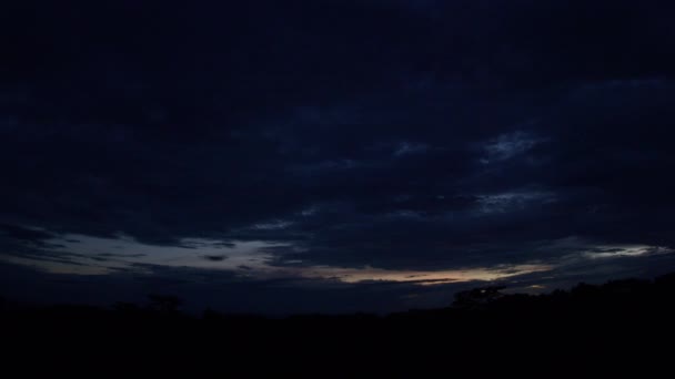 Veracruz Meksika Güzel Bir Vadide Bulutlu Bir Gün Batımı — Stok video