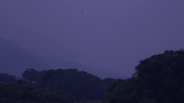 Tijdsverloop Van Snel Bewegende Wolken Bij Zonsopgang Een Prachtig Veracruz — Stockvideo