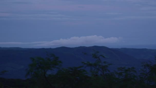 Câmera Sobre Pôr Sol Nublado Belo Vale Veracruz México — Vídeo de Stock