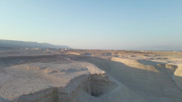 Desierto Con Estado Ánimo Alienígena Noche — Vídeos de Stock