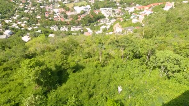 Incline Para Cima Tiro Cidade Charlotte Amalie Localizado Ilha Thomas — Vídeo de Stock