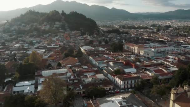 Vue Lever Soleil Sur San Cristobal Las Casas Avec Mirador — Video