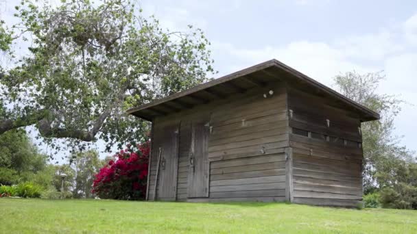 Casa Legno Nel Bosco — Video Stock