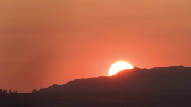 太阳落山后的时间流逝 — 图库视频影像