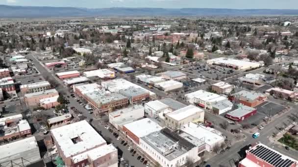 Batı Washington Daki Ellensburg University Main Kittitas County Nin Hava — Stok video