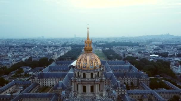 Saint Louis Des Invalides Cathedral Part Complex Historical Buildings Les — Stockvideo