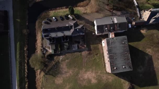 Aerial Perspectives Former Youth Prison Facility Now Abandoned Waiting Demolition — Video