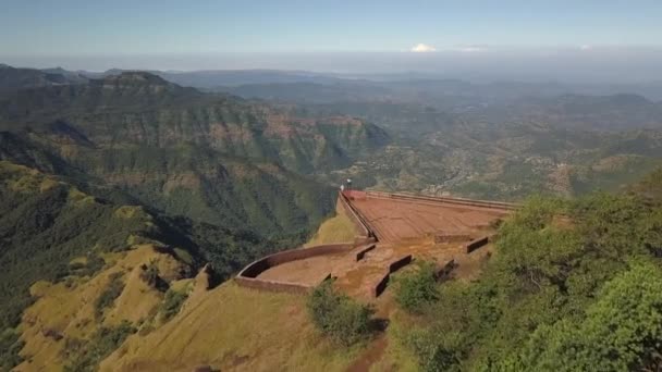 Aerai Elphinstone Point Maharashtra India Offers Spectacular Views — ストック動画