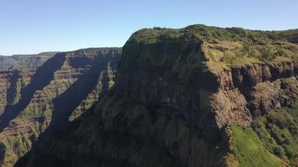 Mirador Elphinstone Maharashtra India Sobre Alto Acantilado Roca Verde — Vídeo de stock