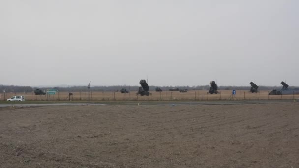 Lanzadores Misiles Defensa Estratégicos Militares Ucranianos Las Medidas Preparación Del — Vídeo de stock