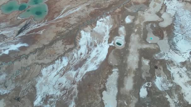 Mar Morto Salt Lake Israel — Vídeo de Stock