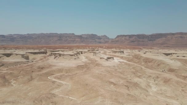 Flying Desert Mountains — Stok video