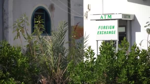 Atm Foreign Exchange Dahab Egypt — Video Stock