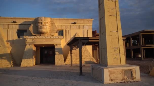 オベリスク4Kとエジプト博物館 — ストック動画