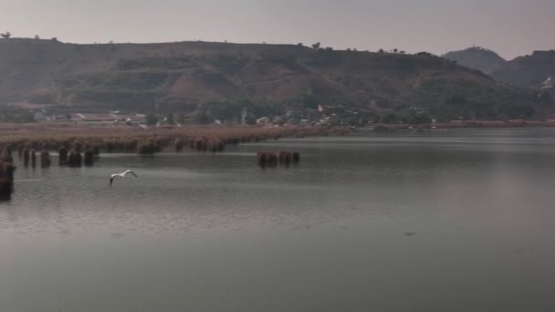 Kallar Kahar Ist Ein Touristischer Hotspot Der Kilometer Von Der — Stockvideo