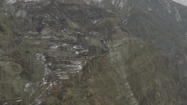 Vista Aérea Picos Magníficos Passu Cones Hunza Valley Paquistão — Vídeo de Stock