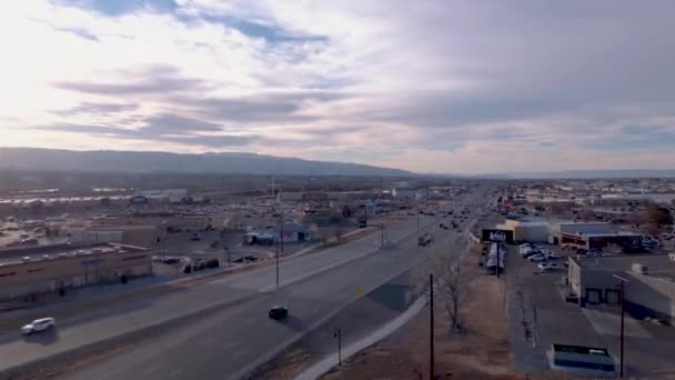 Hyper Lapse I70 Business Loop Grand Junction Colorado — стоковое видео