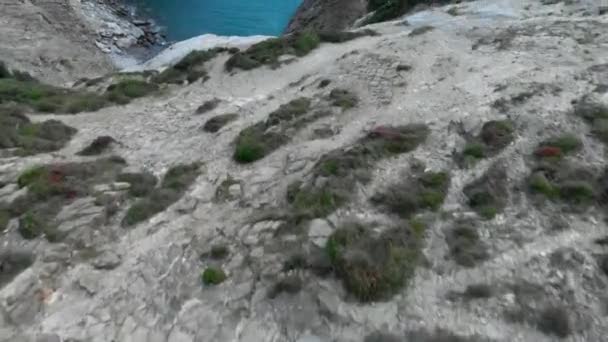 Dronové Video Odhalující Pobřeží Baskicka Španělsko — Stock video