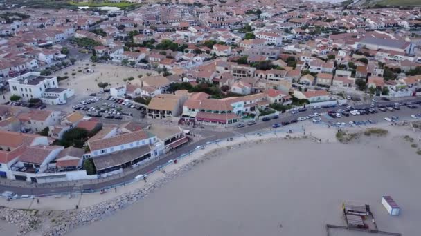 Drone Cinématographique Saintes Maries Mer Sainte Marie Mer Capitale Balnéaire — Video