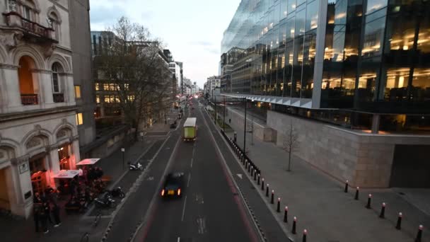 View Holburn Viaduct London Velká Británie — Stock video
