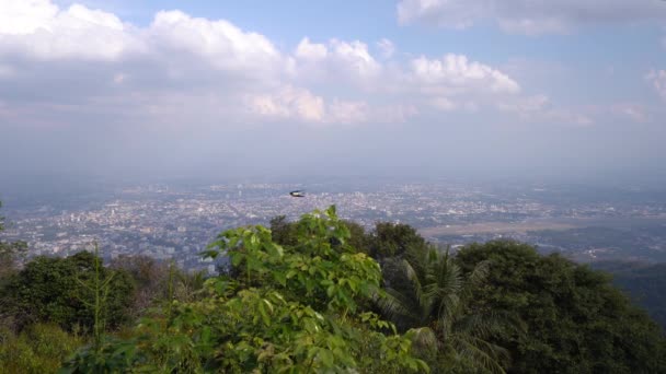 Chiang Mai City Wat Phra Doi Suthep Ratchaworawihan Temple Chiang — Αρχείο Βίντεο