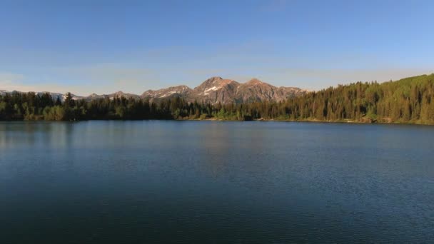 Lost Lake Kebler Pass Colorado Drone Flying Beautiful Blue Natural — Stockvideo